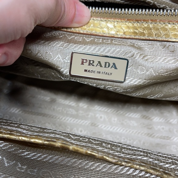 ✨PRADA Pitone Frame Bag w/ Tags - Picture 8 of 12